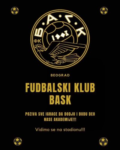 Budite deo naše fudbalske akademije